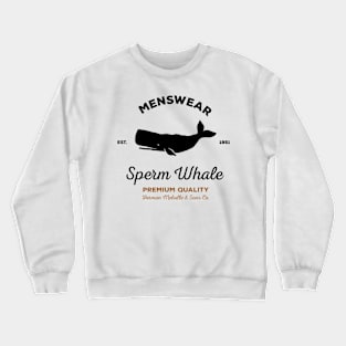 Sperm Whale menswear Crewneck Sweatshirt